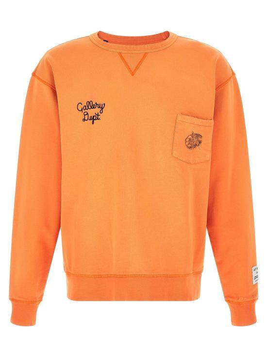GALLERY DEPT. Orange Long Sleeve Sweatshirt