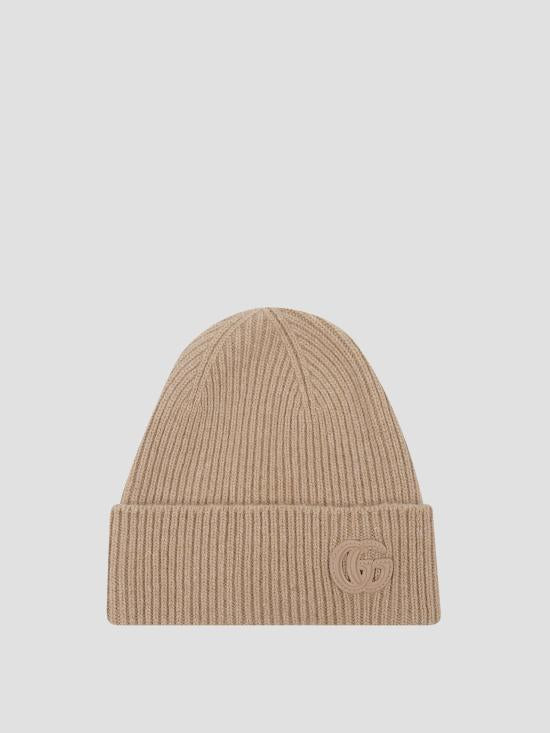 GUCCI Cashmere Patch Beanie 834190 3GAC0 9800