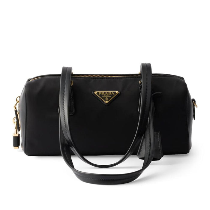 PRADA Medium Leather Top Handle Tote Bag with Lock 1BB127 2C8Q F0002