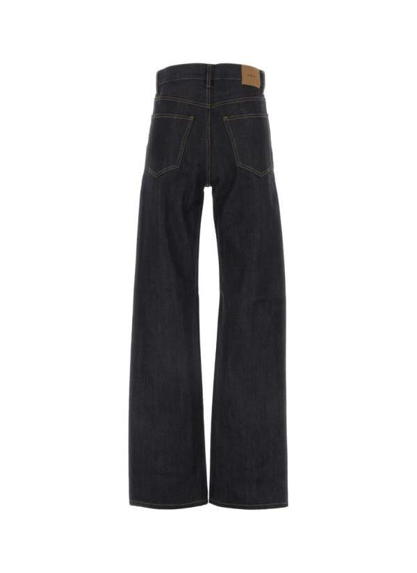 Saint Laurent Straight Leg Denim Jeans Blue 795345 Y23HA 4020