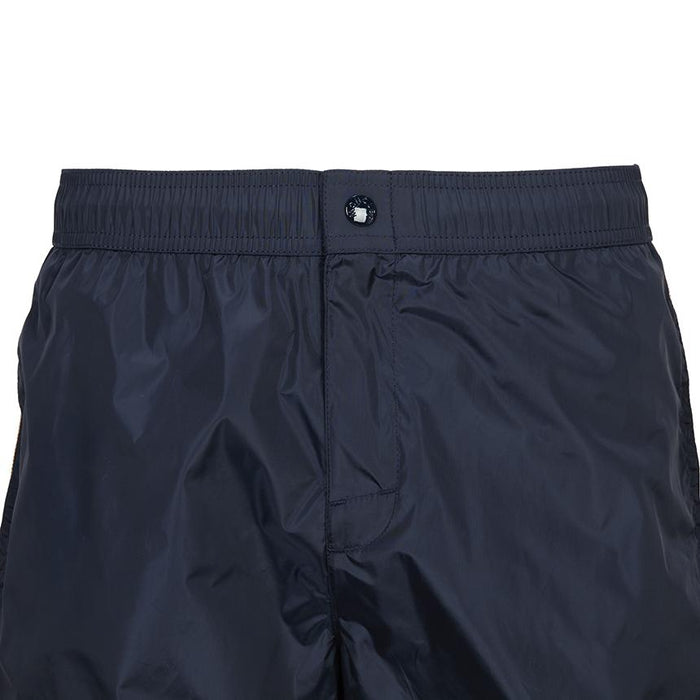 Moncler Men’s Swim Shorts Blue Nylon Cropped Pants