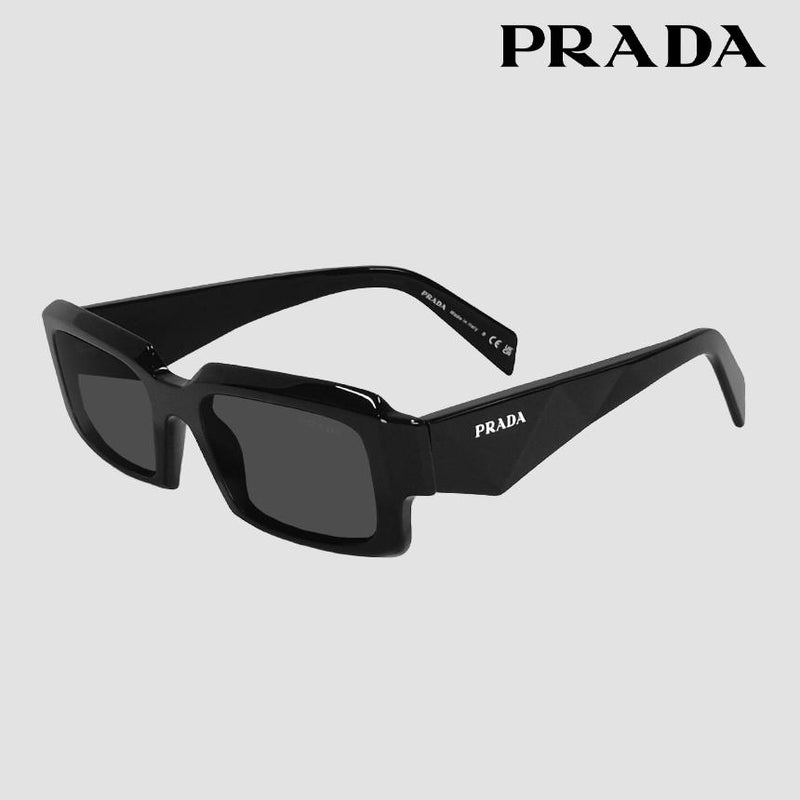 PRADA Unisex Square Symbol Sunglasses Black
