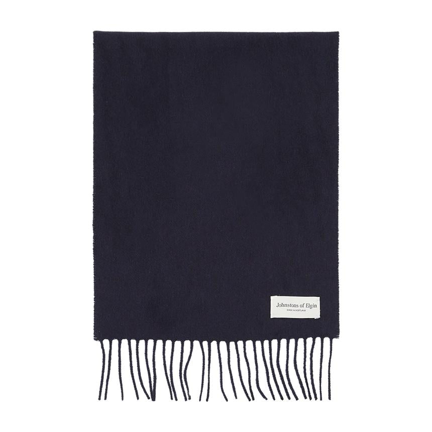 Johnstons of Elgin Cashmere Scarf Unisex SD7330 DARK NAVY