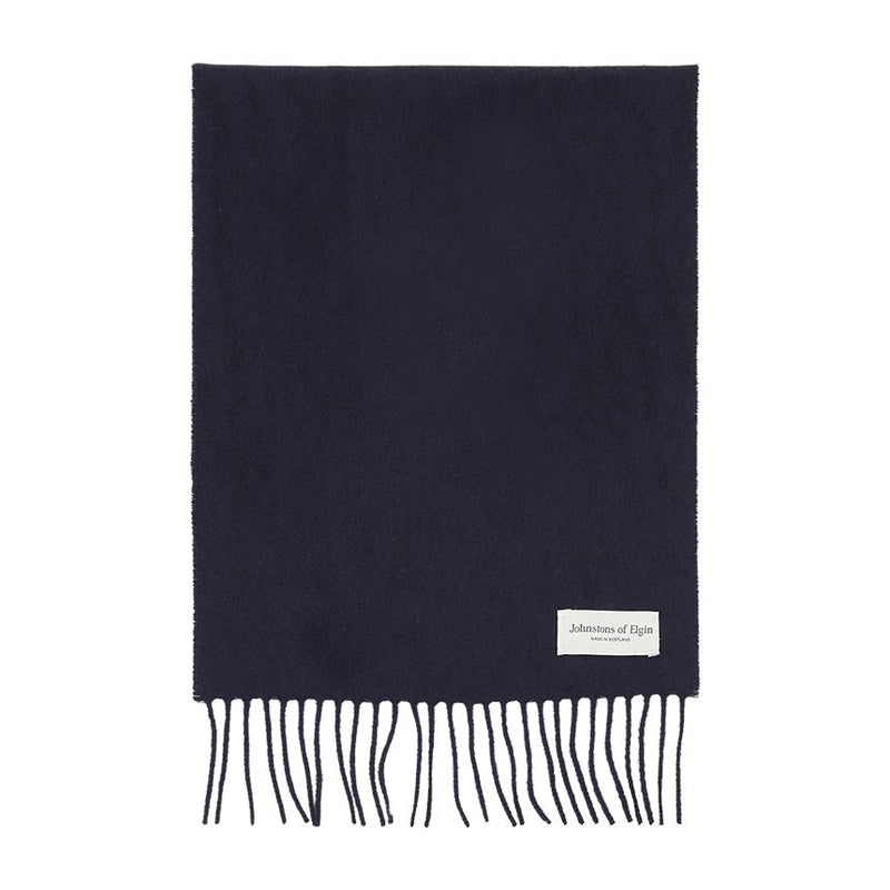Johnstons of Elgin Cashmere Scarf Unisex SD7330 DARK NAVY