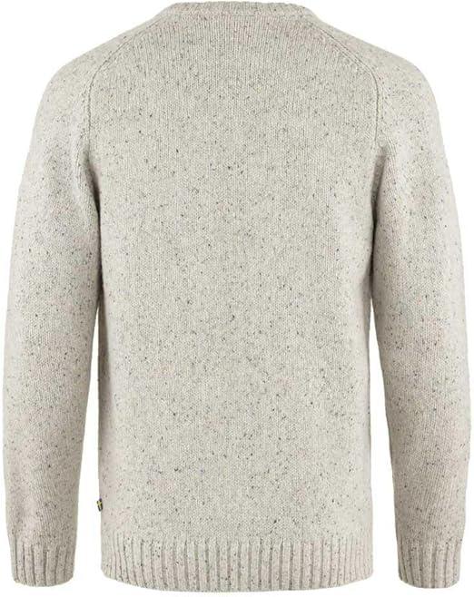 Fjallraven Round Neck Knit Sweater for Men 84139113 CHALK WHITE DOM