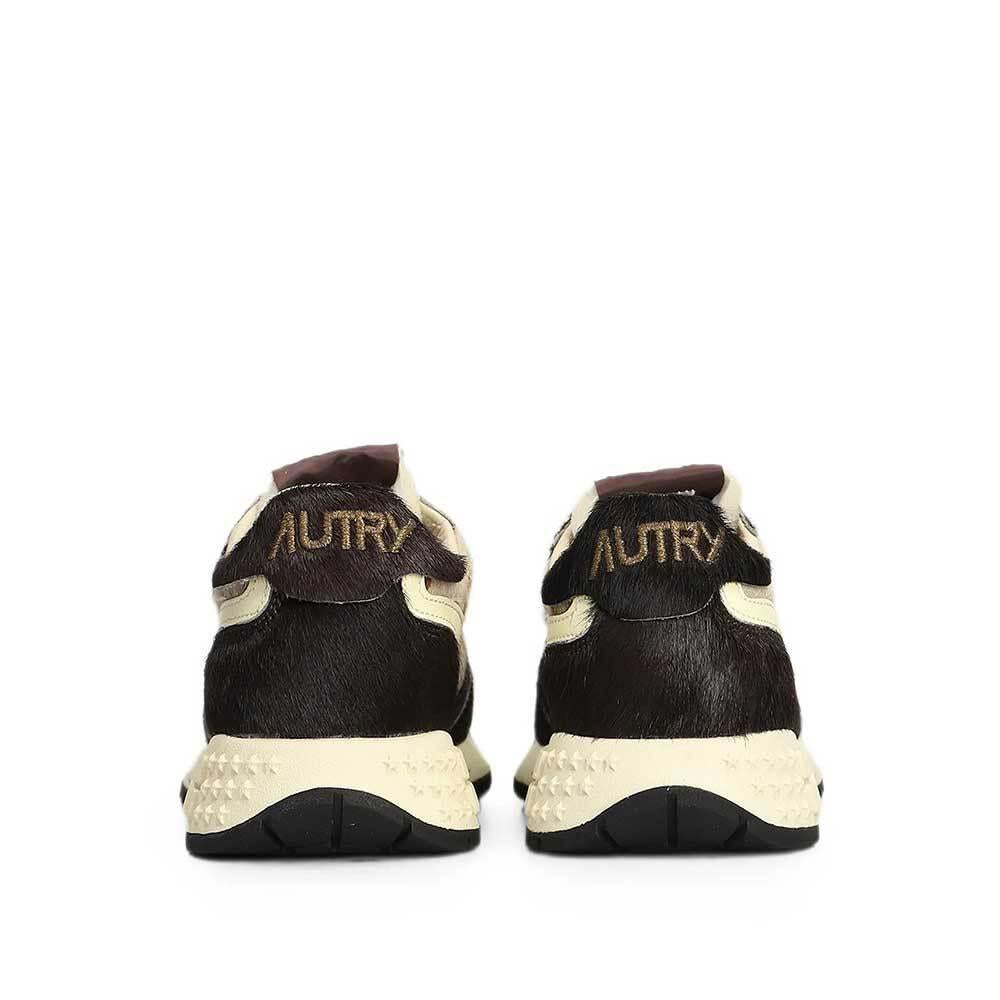 AUTRY Leather Low-Top Sneakers Women White Retro Style