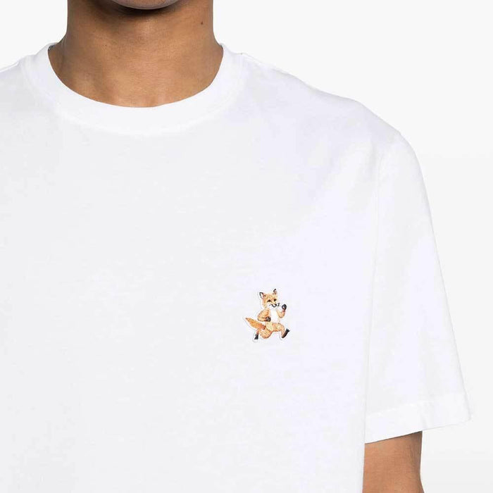 Maison Kitsune Speedy Fox Patch Comfort T-Shirt White