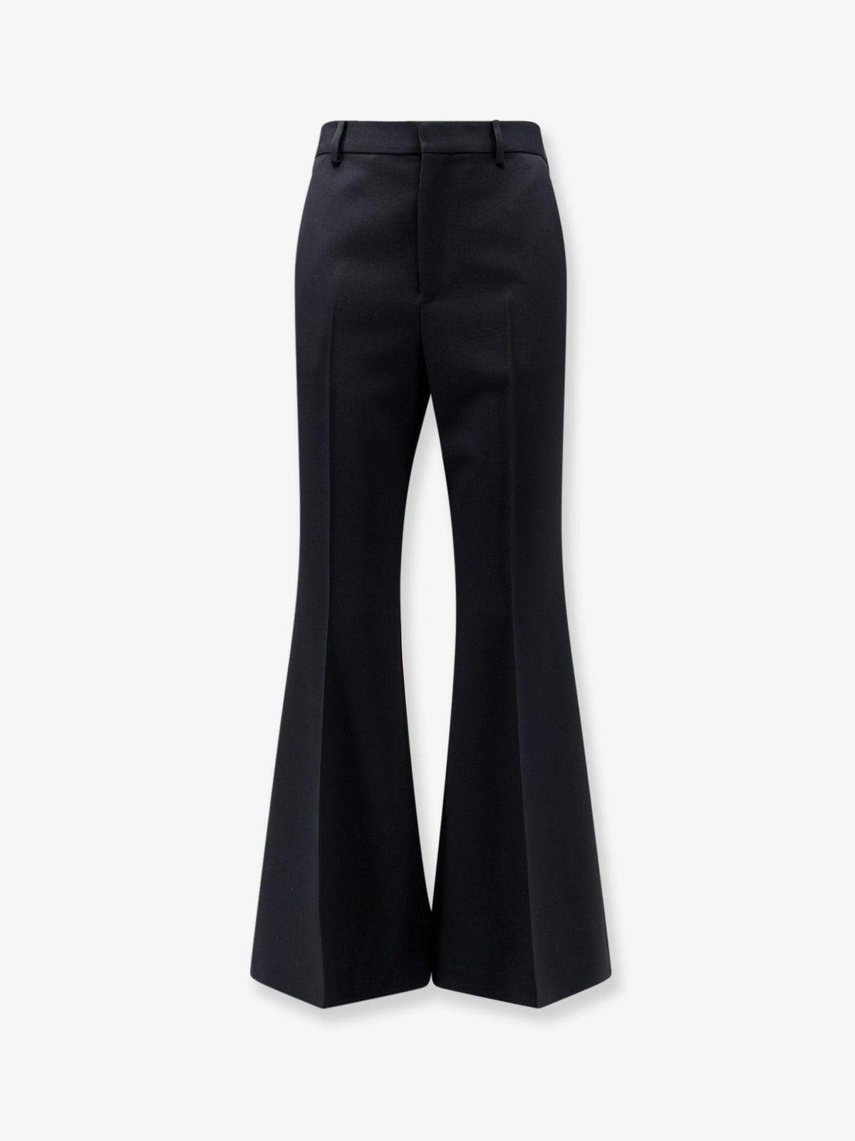 CELINE Black Wool Classic Trousers