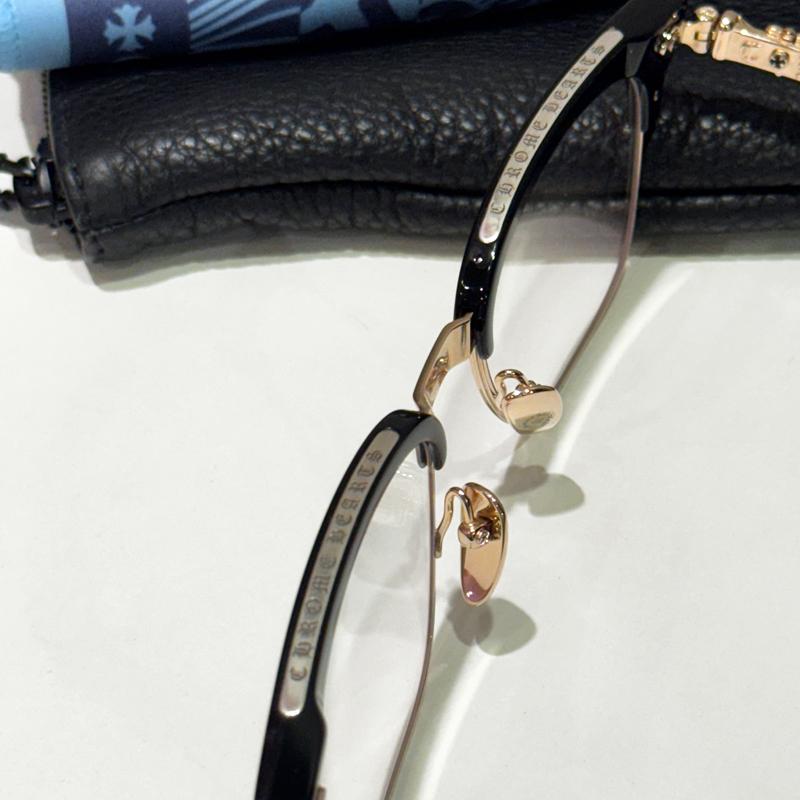 Chrome Hearts Black Gold Plate Bonennoisure 1 Eyeglasses