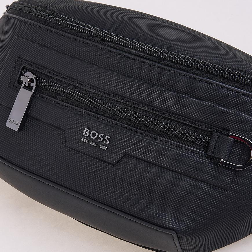 HUGO BOSS Men’s Zip Belt Bag Crossbody 50557779 001