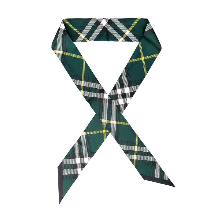 BURBERRY Check Silk Scarf for Women