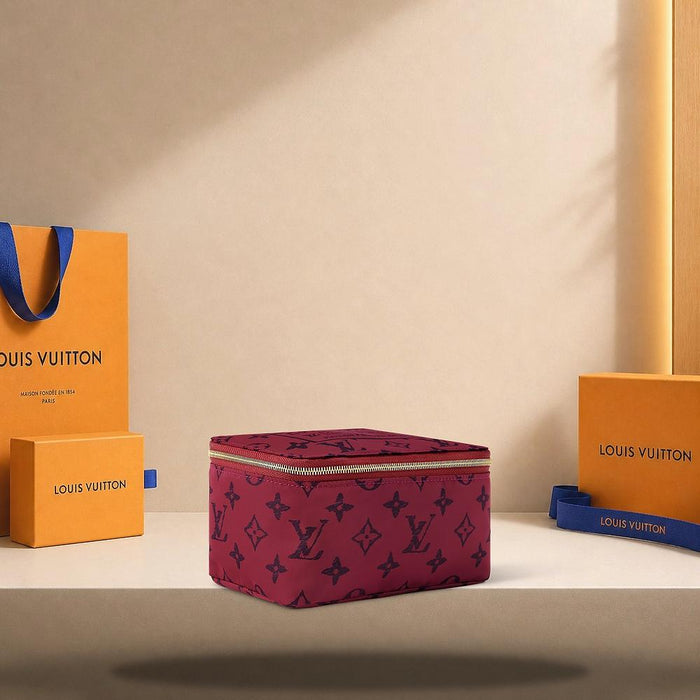 Louis Vuitton Monogram Packing Cube PM Red Clutch M25788