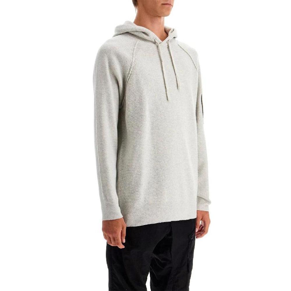 CP Company Lambswool GRS Waffle Knit Hooded Sweater M13