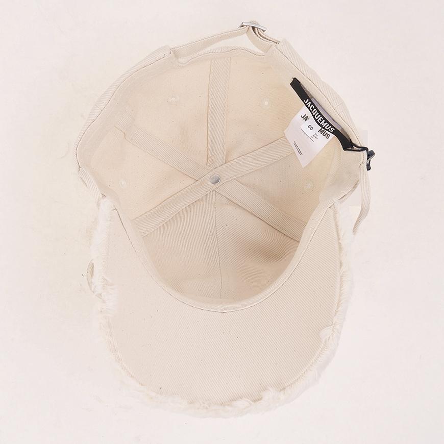 JACQUEMUS Unisex Artichoke Logo Cotton Cap Navy ACU00452 AW00092