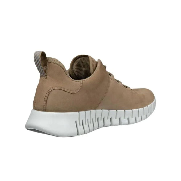 ecco Groove Nutmeg Brown Leather Low-Top Sneakers Men