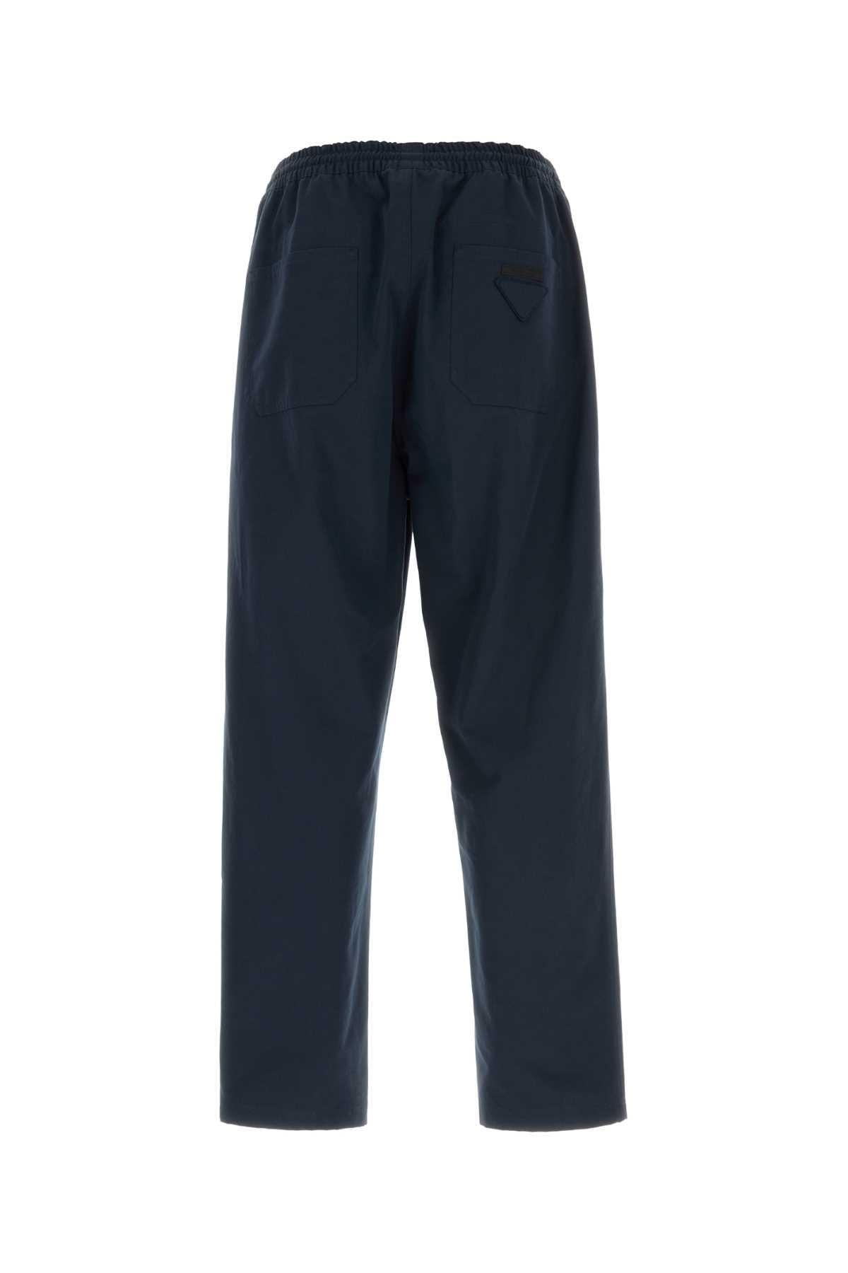 PRADA Black Wool Suit Trousers