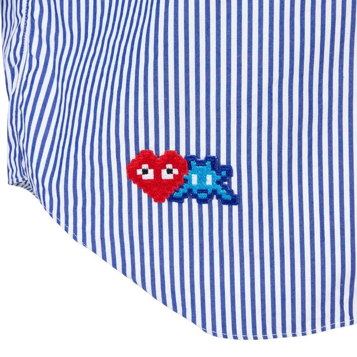 Comme des Garcons Invader Double Wappen Stripe Men’s Long Sleeve S AZ B026 051 1