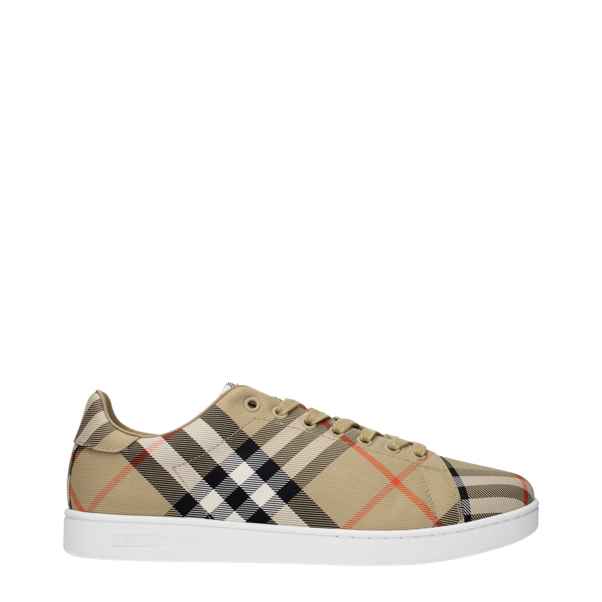 BURBERRY Leather Low-Top Sneakers for Men