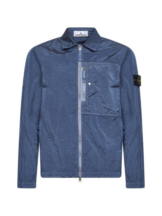 STONE ISLAND Long Sleeve Shirt for Men L1S15 1200038 S0019 V0024 AVIO BLUE DOM