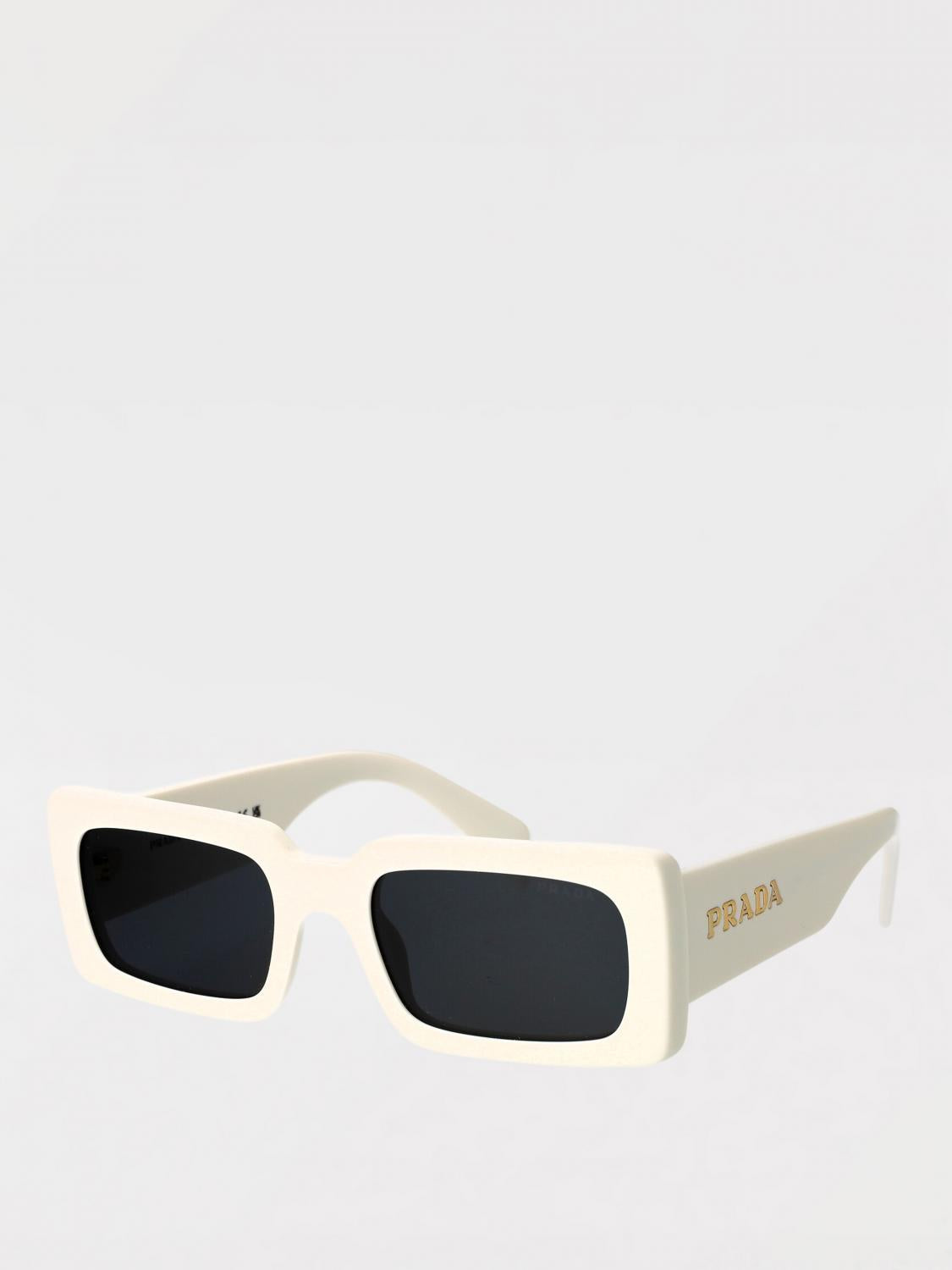 PRADA Black Acetate Square Sunglasses