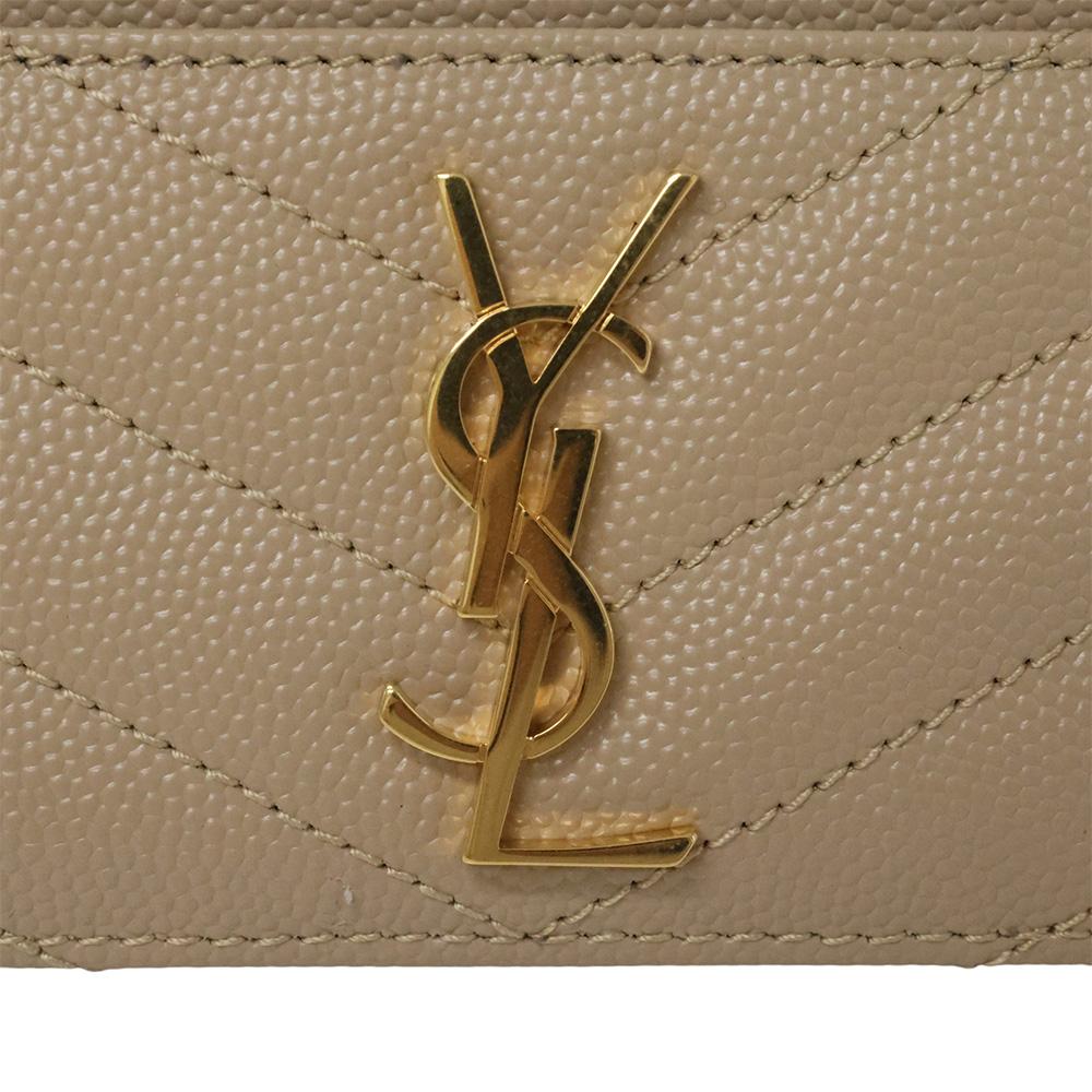 Saint Laurent Cassandra Matelasse Leather Women’s Card Holder Wallet