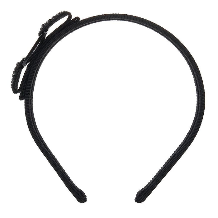 Ferragamo Women’s Bow Stud Hairband Black 0487758