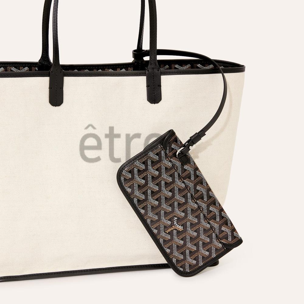 GOYARD Black Saint Louis PM Women's Tote Bag
