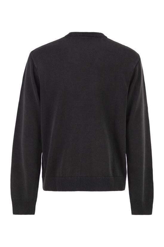 CARHARTT WIP Black Knit Crewneck Sweater for Men