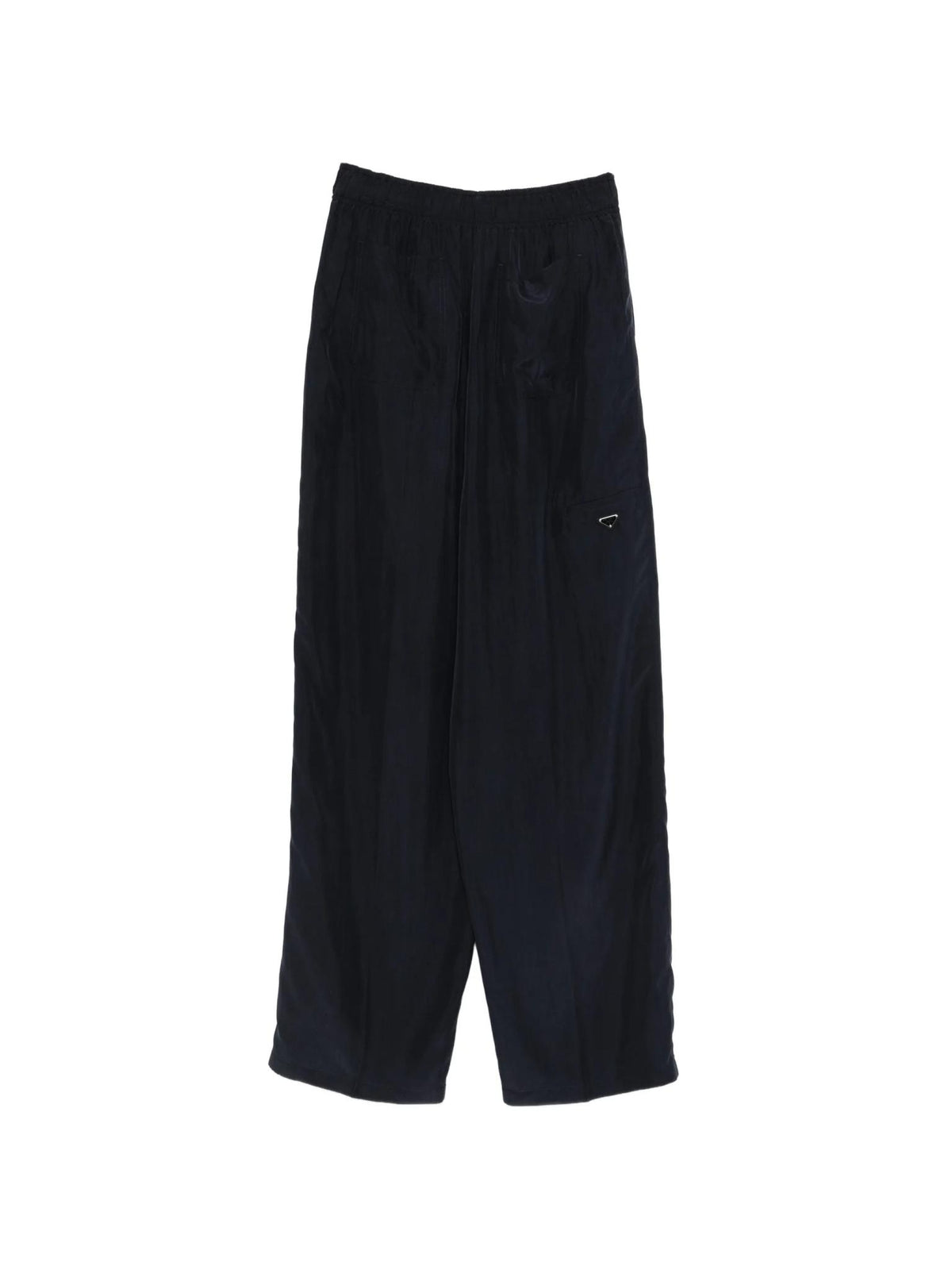 PRADA Black Wool Cropped Trousers