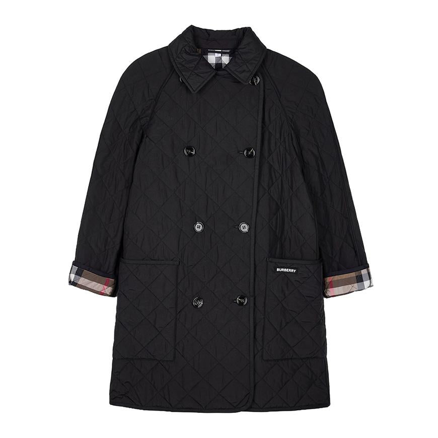 BURBERRY Women’s Tything Quilted Jacket Black