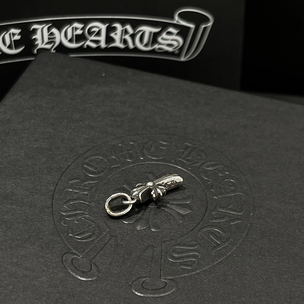 Chrome Hearts Tiny Cross Babyfat CH Charm Pendant Necklace