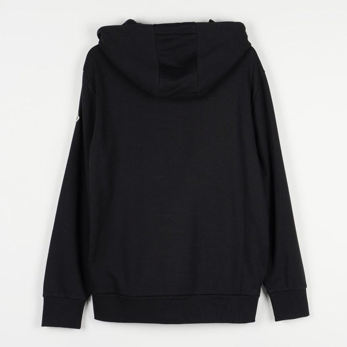 Moncler Men’s Pocket Zip Hoodie Black Cotton