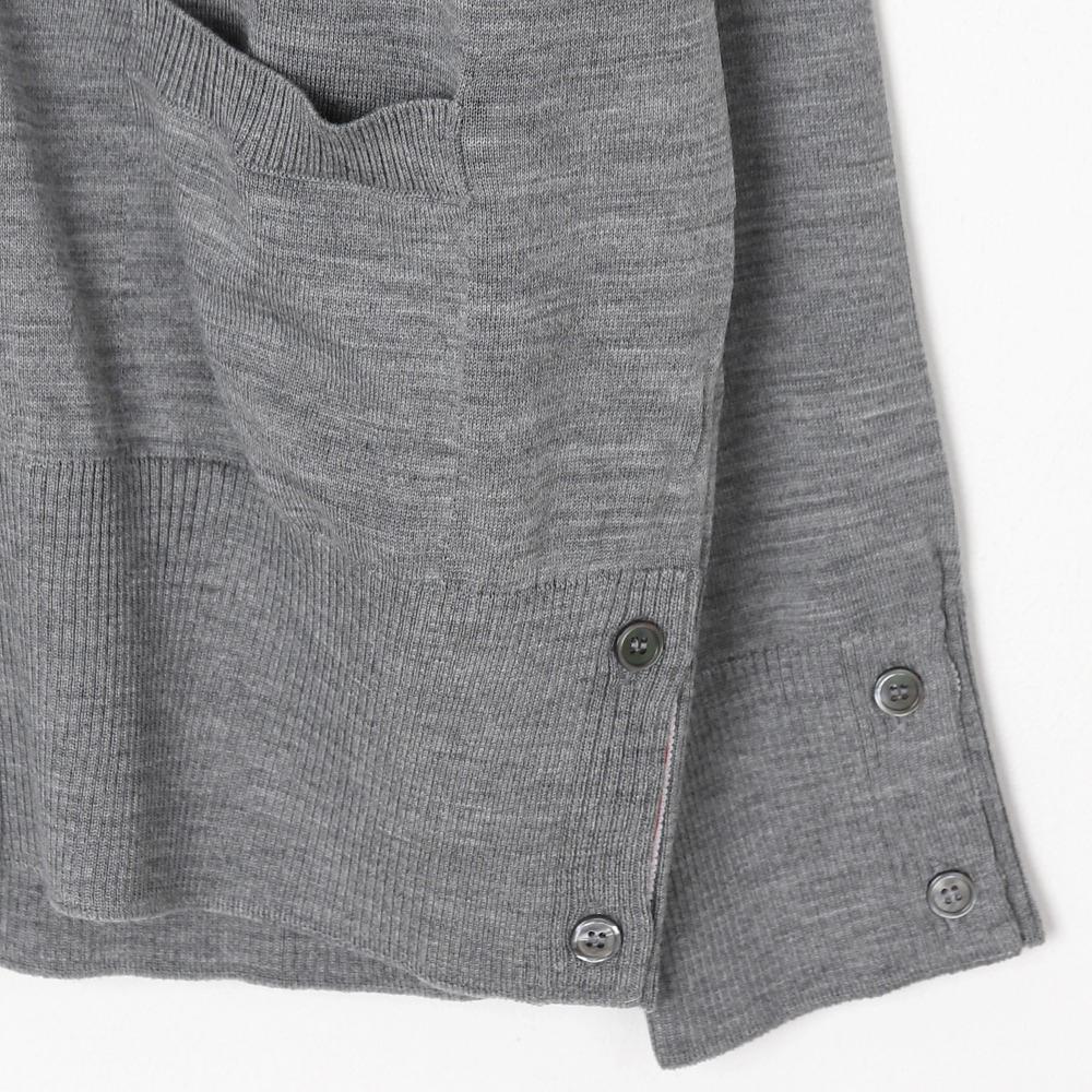 THOM BROWNE Men’s 4-Bar Stripe Sustainable Merino Wool Cardigan