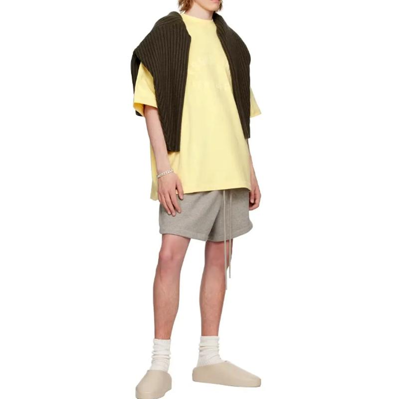 Fear of God Essentials Heavyweight Jersey T-Shirt Yellow