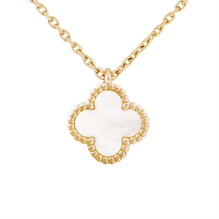 Van Cleef & Arpels Sweet Alhambra Pendant Necklace Gold