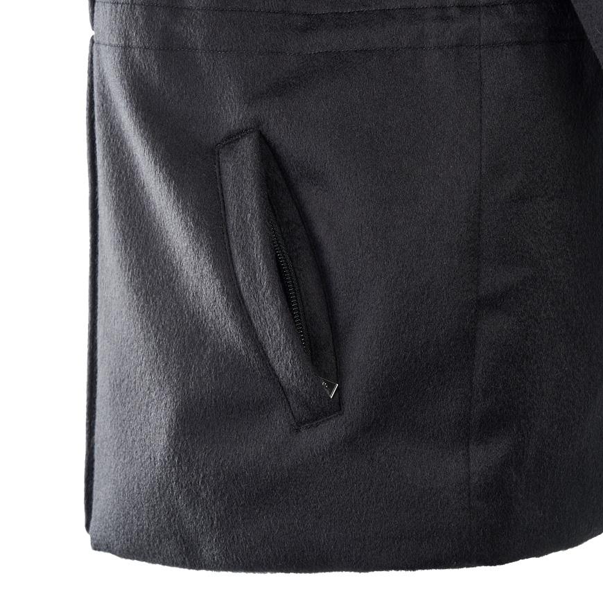 Loro Piana Women’s Icery Short Jacket Black Wool Blend