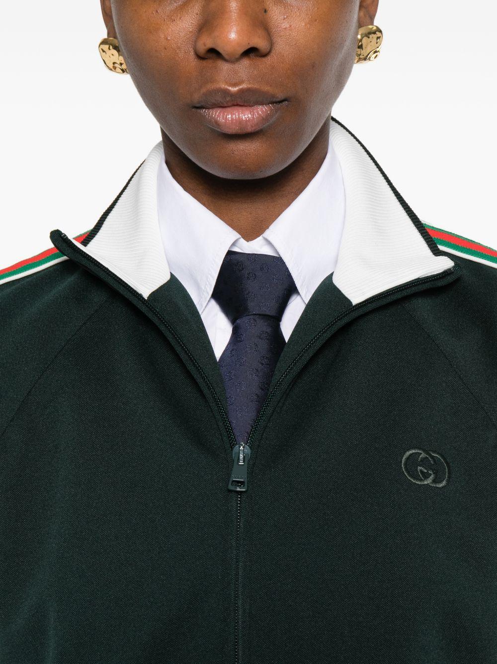 GUCCI Blue Zip-Up Jacket
