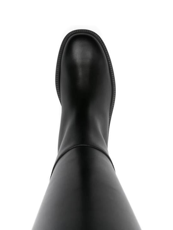 Tods Black Leather Chelsea Boots