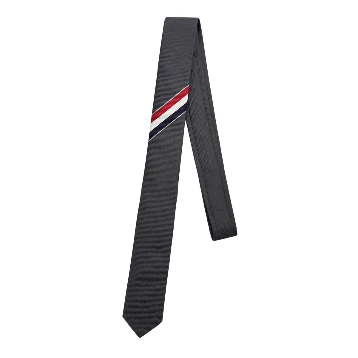THOM BROWNE Stripe Wool Necktie MNL001A 025