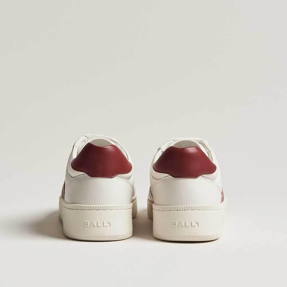 BALLY REBBY Leather Low Top Sneakers Women’s White