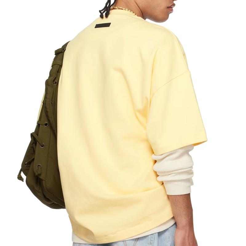 Fear of God Essentials Heavy Jersey T-Shirt Canary