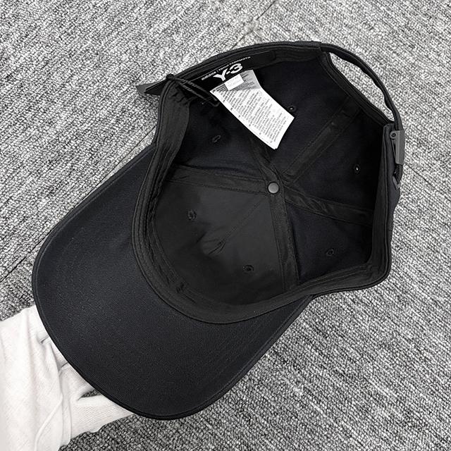 Y-3 Classic Logo Cap Black Cotton Mens Baseball Hat