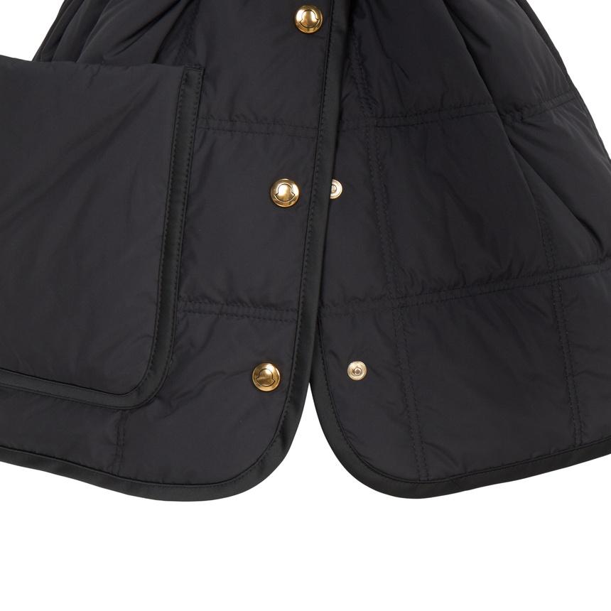 Moncler Women’s Quilted Puffer Jacket Black