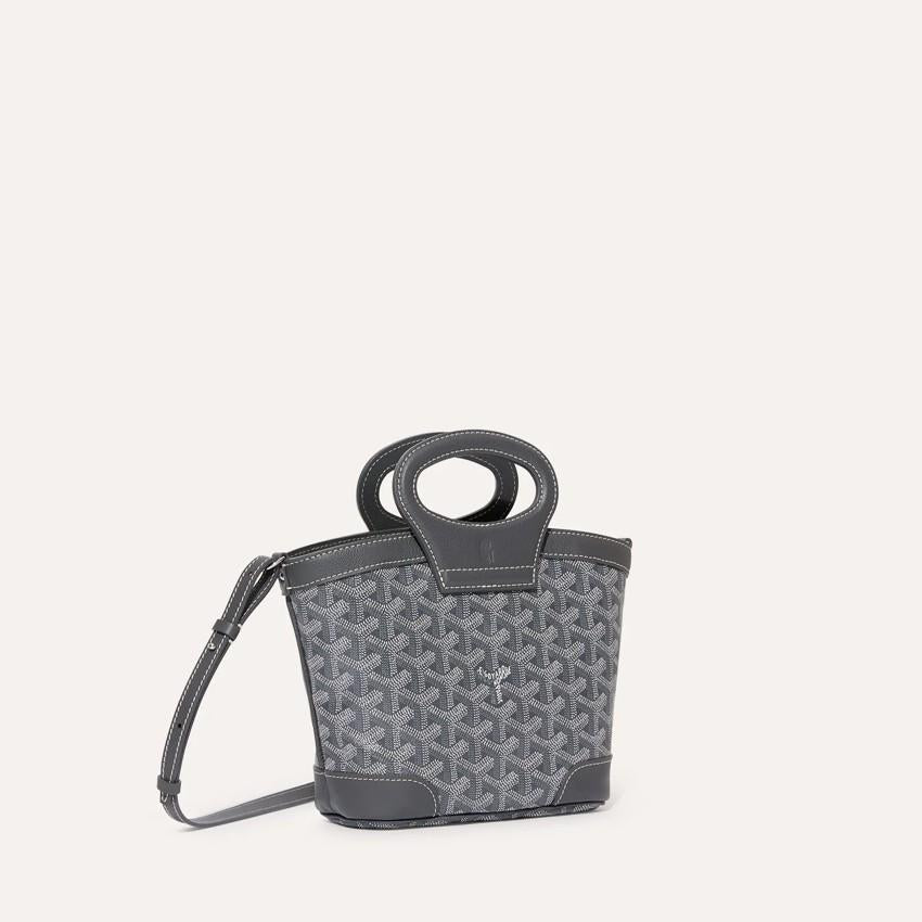 GOYARD Beluga Mini Tote Bag Gray Women’s Leather Handbag BELUGAMINTY 51 CL51 P