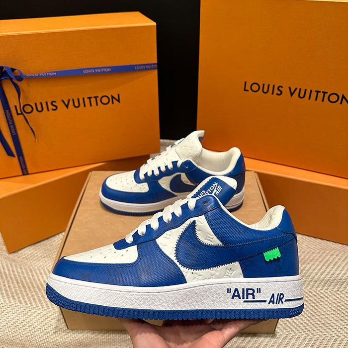Louis Vuitton Blue Virgil Abloh Low-Top Sneakers for Men