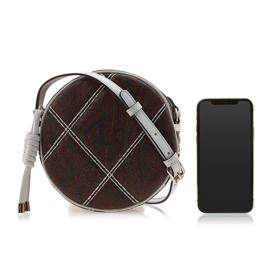Etro Paisley Quilted Round Shoulder Bag 1N812 7656 600 2