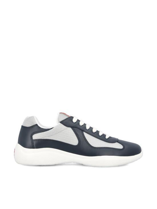 PRADA America’s Cup Low-Top Sneakers White Black Leather