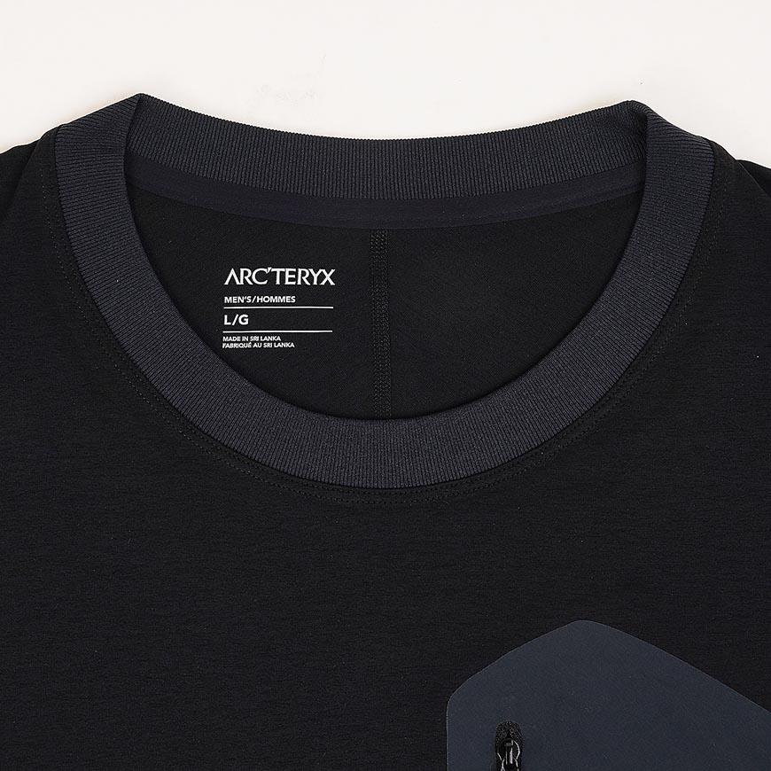ARC`TERYX Men’s Ciel Pocket T-Shirt Black Grey