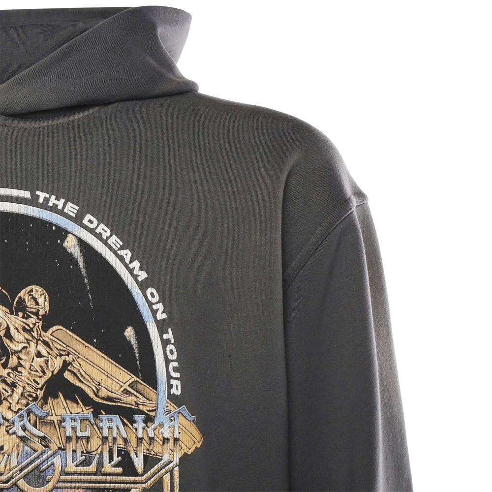 REPRESENT Sunfaded Grey Golden Tour Pullover Hoodie Men’s MLM100822 46