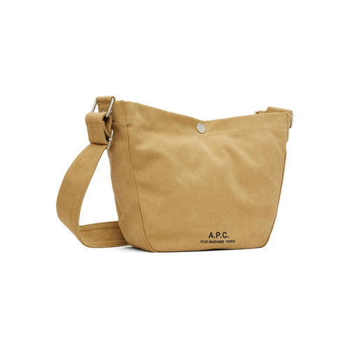 A.P.C. Beige Journal Small Shoulder Crossbody Bag M67010 CAG